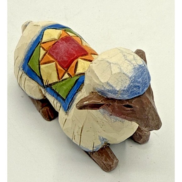 Jim Shore Heartwood Creek Let Earth Receive Her King Wiseman, Donkey, Sheep 2003 - Picture 11 of 16